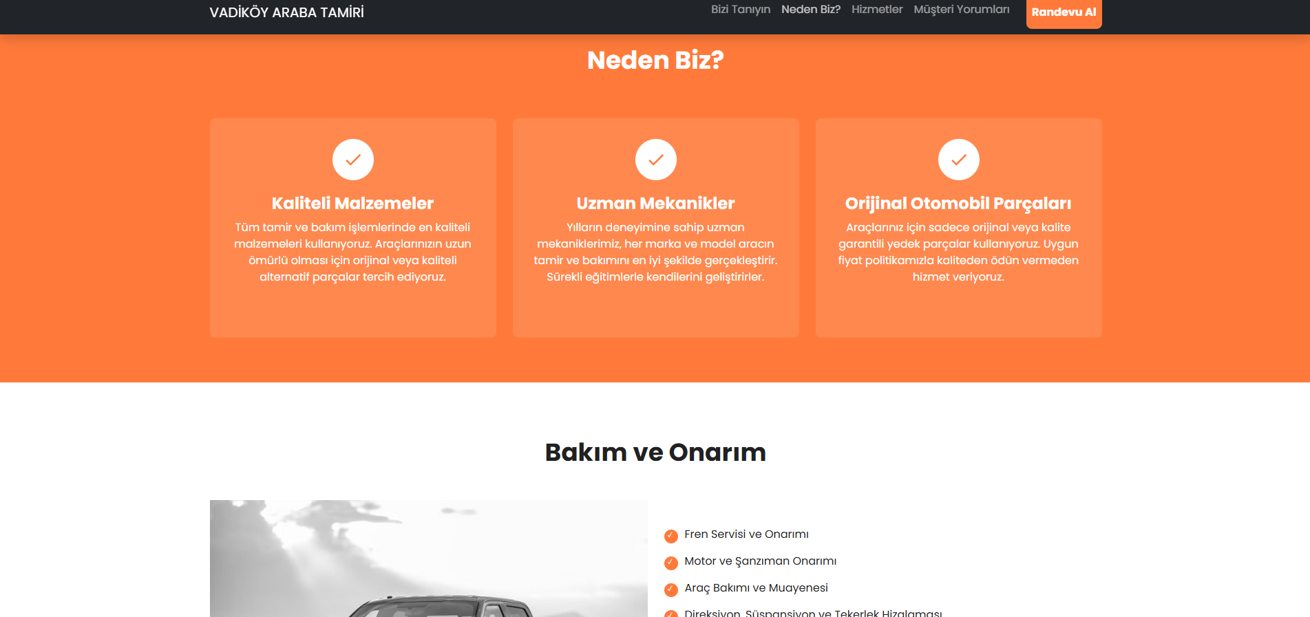 Fiyatlandırma Tablosu